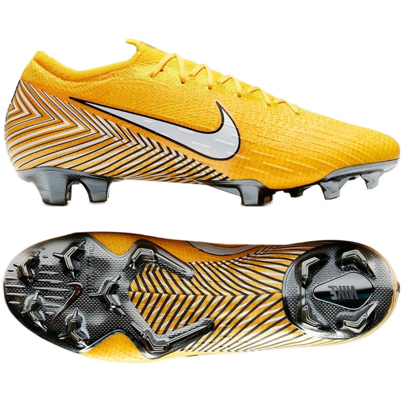 Chuteiras de futebol Nike Merurial Vapor 12 Elite Neymar Fg M AO3126-710 amarelo amarelo