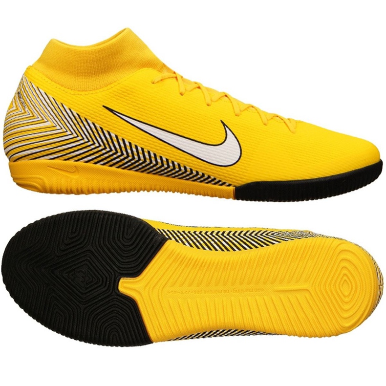 Tênis indoor Nike Mercurial Neymar SuperflyX 6 Academy Ic M AO9468-710 multicolorido amarelo Tênis indoor Nike Mercurial Neymar SuperflyX 6 Academy Ic M AO9468-710 multicolorido amarelo