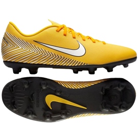 Chuteiras Nike Mercurial Vapor 12 Club Neymar Mg M AO3129-710 multicolorido amarelo