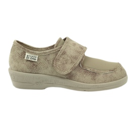 Sapatos baixos de saúde feminina Befado 984D013 bege