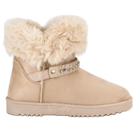 Seastar Mukluki com pelo marrom