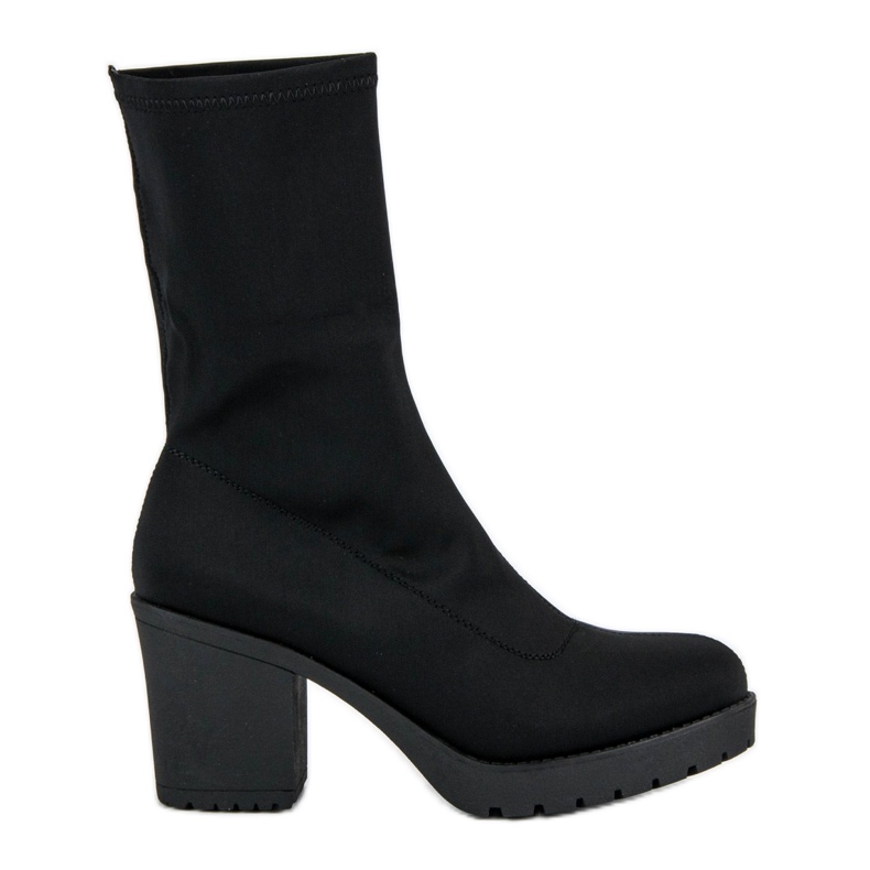 Small Swan Botas flexíveis com protetor preto