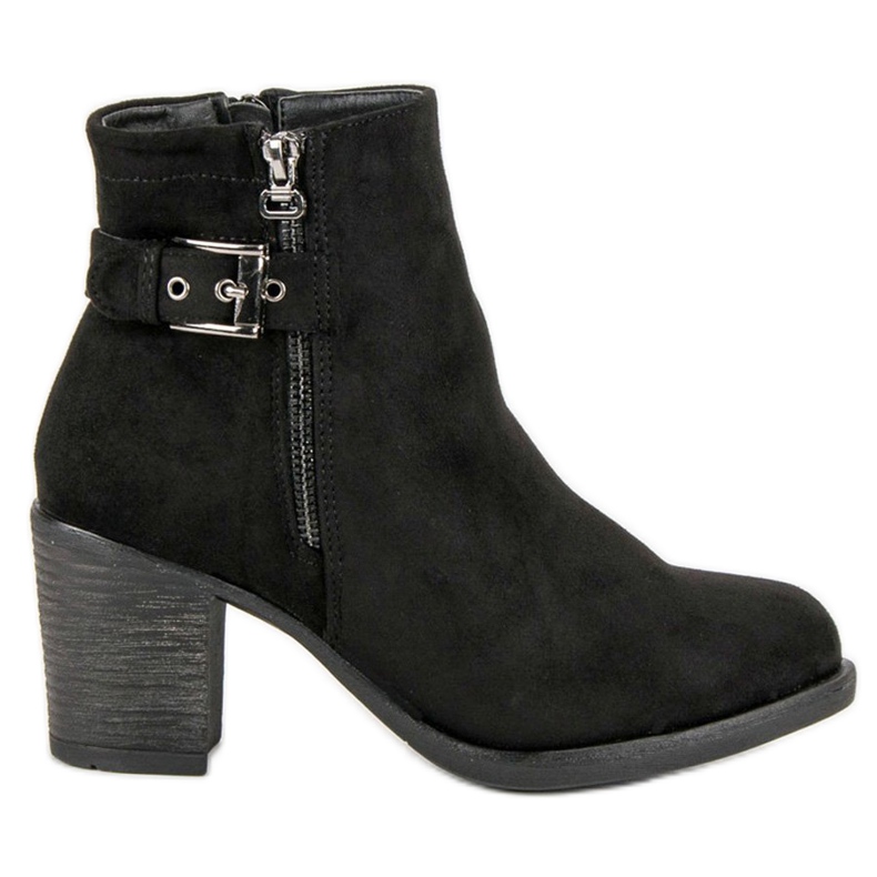Small Swan Botas femininas elegantes preto