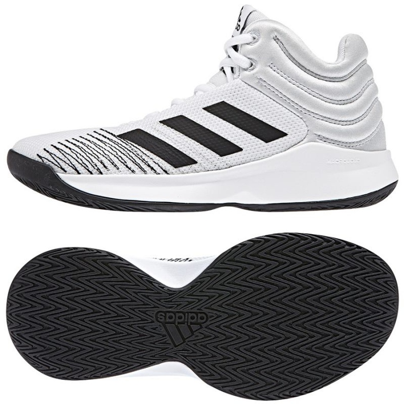 Tênis de basquete adidas Pro Spark 2018 branco