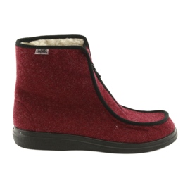 Sapatos femininos Befado pu 996D005 Burgundy vermelho Sapatos femininos Befado pu 996D005 Burgundy vermelho