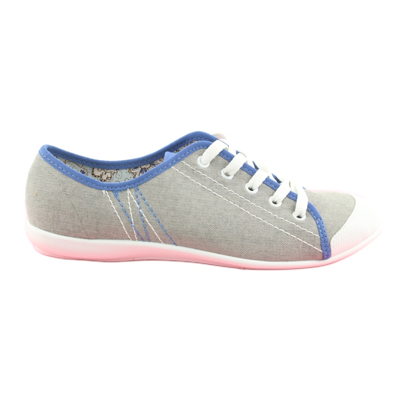 Sapatos juvenis Befado 248Q020 azul cinza