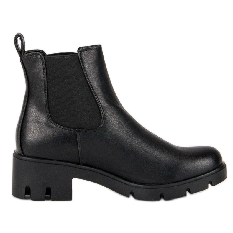 Small Swan Botas pretas Chelsea preto