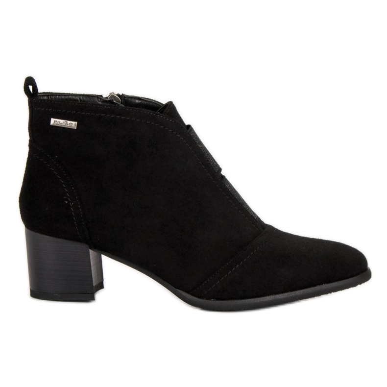 Filippo botas pretas estilosas preto