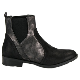 Filippo Botas Chelsea de mulher elegantes preto