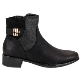 Vinceza botas de outono femininas preto