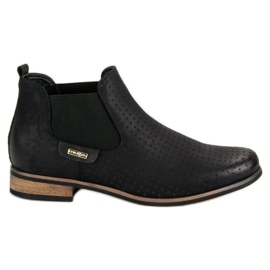 Filippo Botas pretas com abertura preto