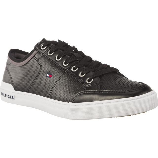 Tommy Hilfiger Core Corporate Leather preto