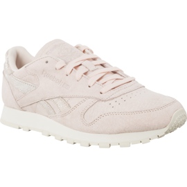 Reebok Cl Lthr Shimmer BS9865 roxo rosa