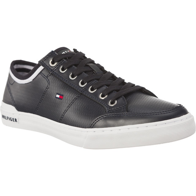 Tommy Hilfiger Couro Corporativo Core 403 Meia-noite preto