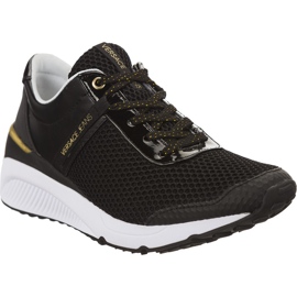 Sapatilha Versace Jeans Donna Dis F1 899 preto Sapatilha Versace Jeans Donna Dis F1 899 preto