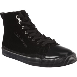 Calça jeans Calvin Klein Debby Velvet Blk preto