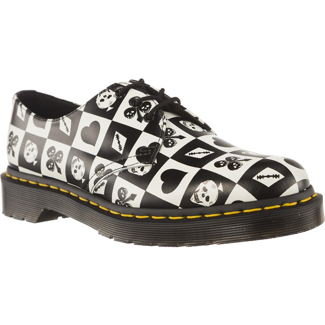 Dr. Martens Carta de Jogo do Dr.martens 1461 branco preto