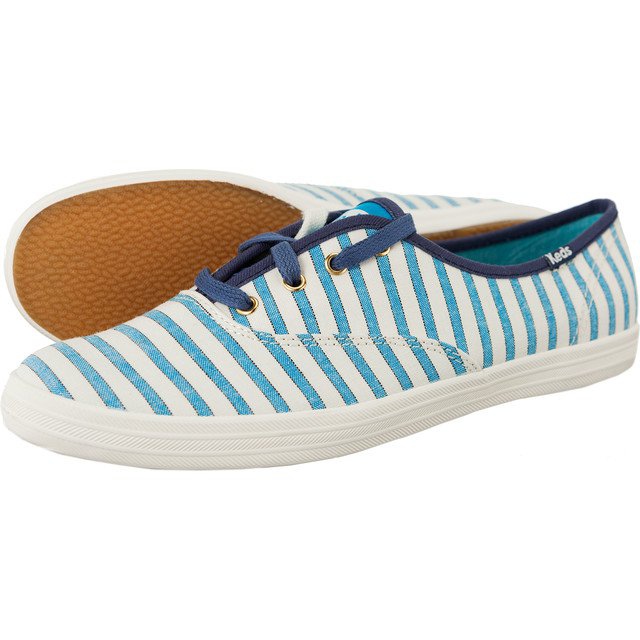 Keds Campeão Cabana Stripe 564 branco azul azul marinho