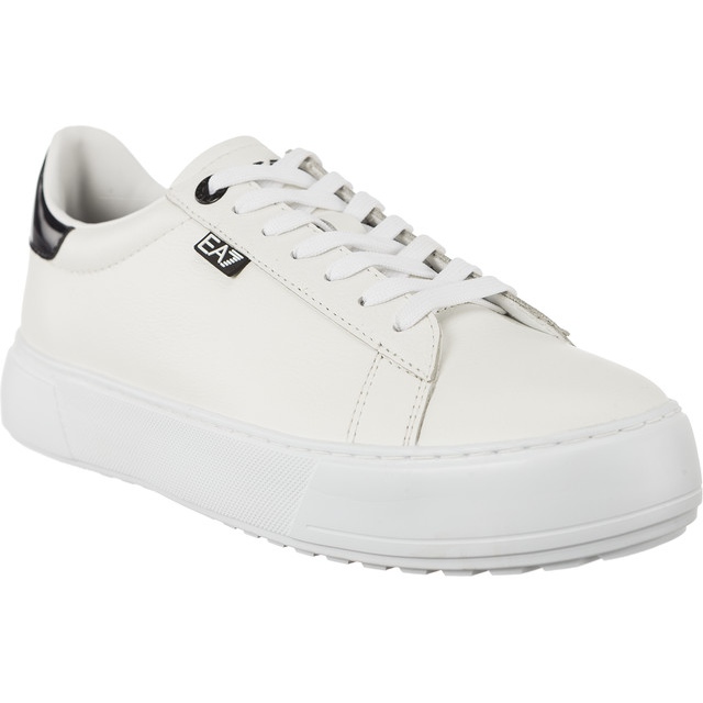 Ea7 Emporio Armani Sapatilha Unisex Pelle 2480057A299 00010 branco