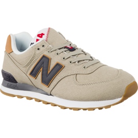 New Balance Novo equilíbrio ML574YLB marrom cinza
