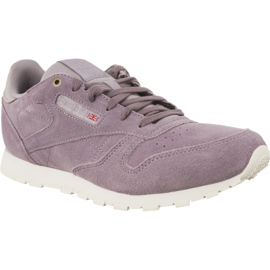Reebok Couro clássico Mcc Paris Chalk roxo