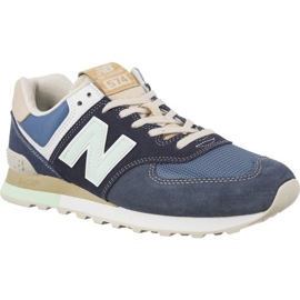 New Balance Novo equilíbrio ML574BSL marrom azul azul-marinho