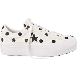 Plataforma Converse C560696 One Star branco