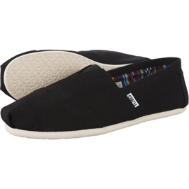 Toms Canvas Mens Classic Alpargata 862 preto Toms Canvas Mens Classic Alpargata 862 preto