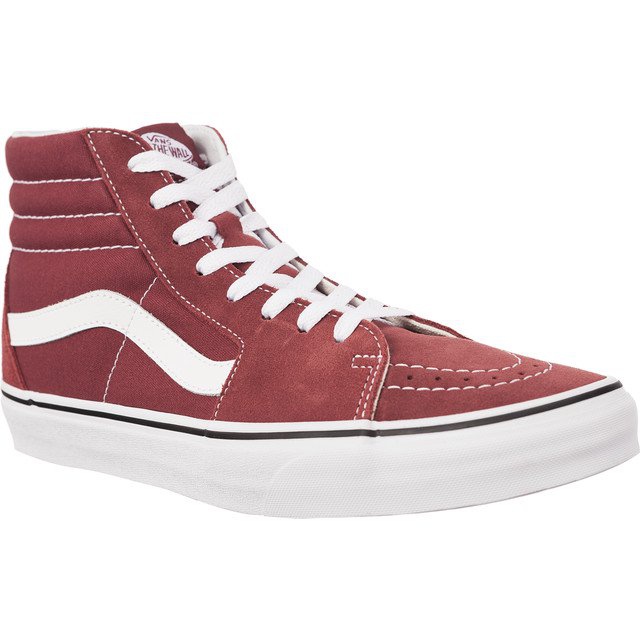 Vans Manteiga de Maçã Sk8 Hi Q9S vermelho