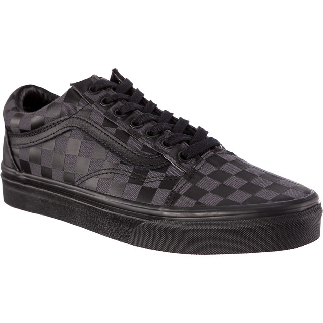 Vans Tabuleiro de damas preto de alta densidade Old Skool U5B