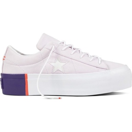 Converse 559902 Uma Estrela Barely Grape Rush Coral Branco roxo rosa
