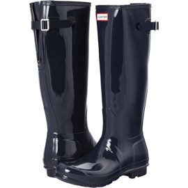 Hunter Marinha de brilho ajustável traseira original azul marinho