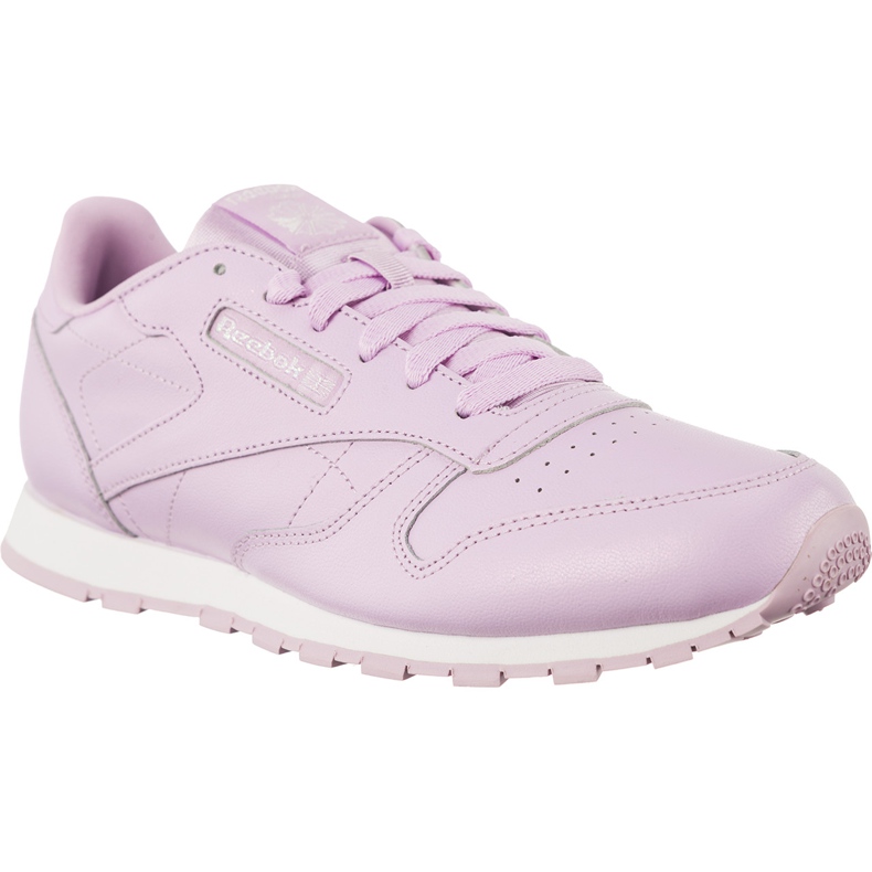 Reebok Couro Clássico Metálico Moonglow Branco tolet