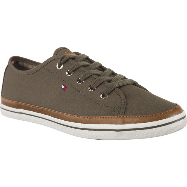 Tommy Hilfiger Icônico Kesha Sneaker 011 Dusty Olive verde
