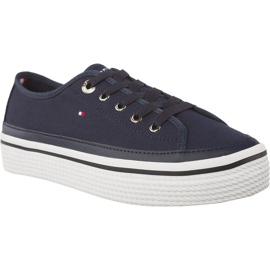 Tommy Hilfiger Corporate Flatform Sneaker azul