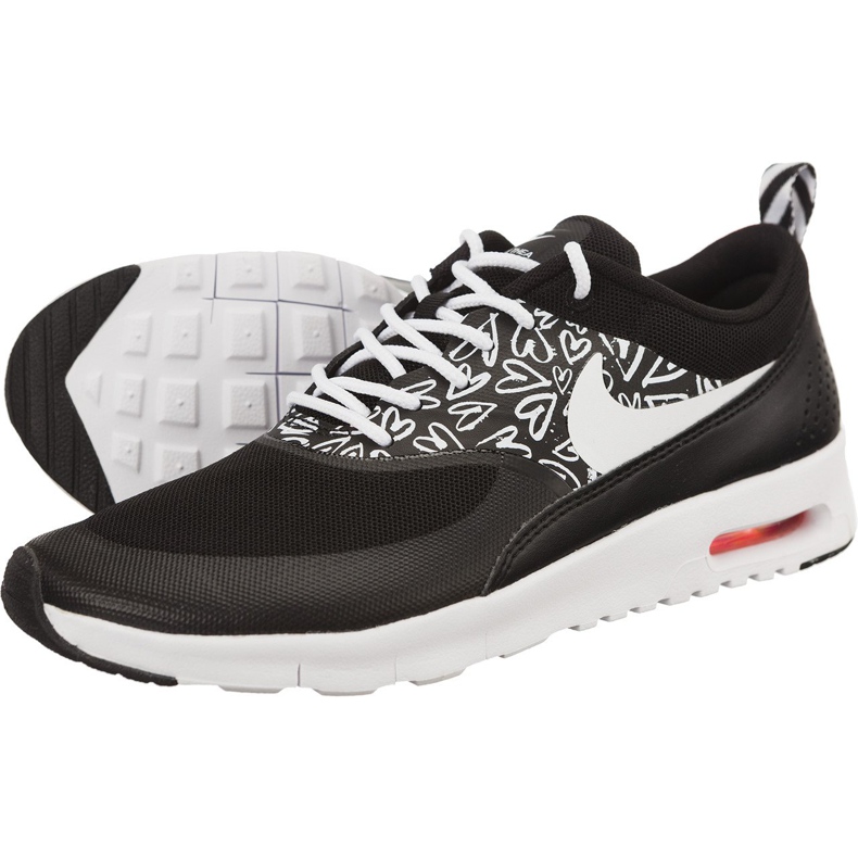 Nike Air max Thea impressão Gs 002 preto