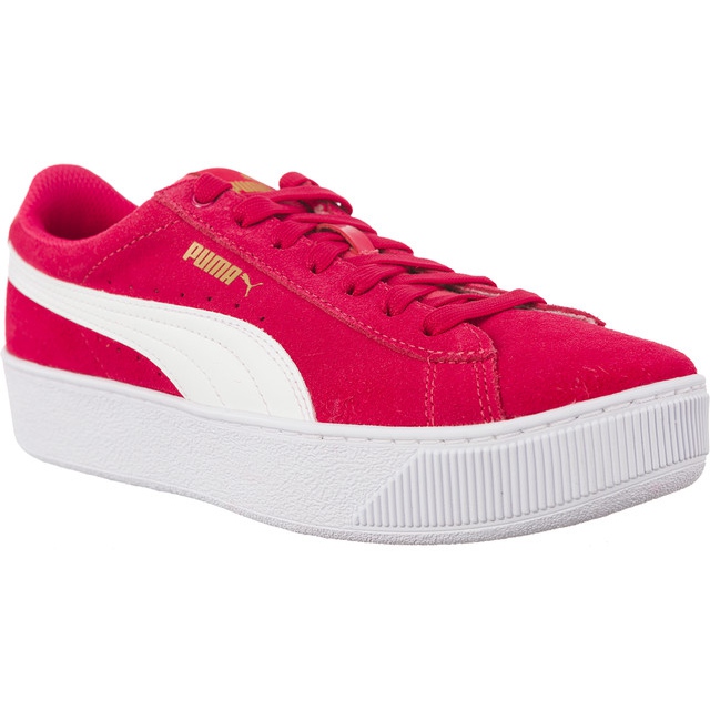 Plataforma Vikky Paradise Pink PUMA Branco rosa