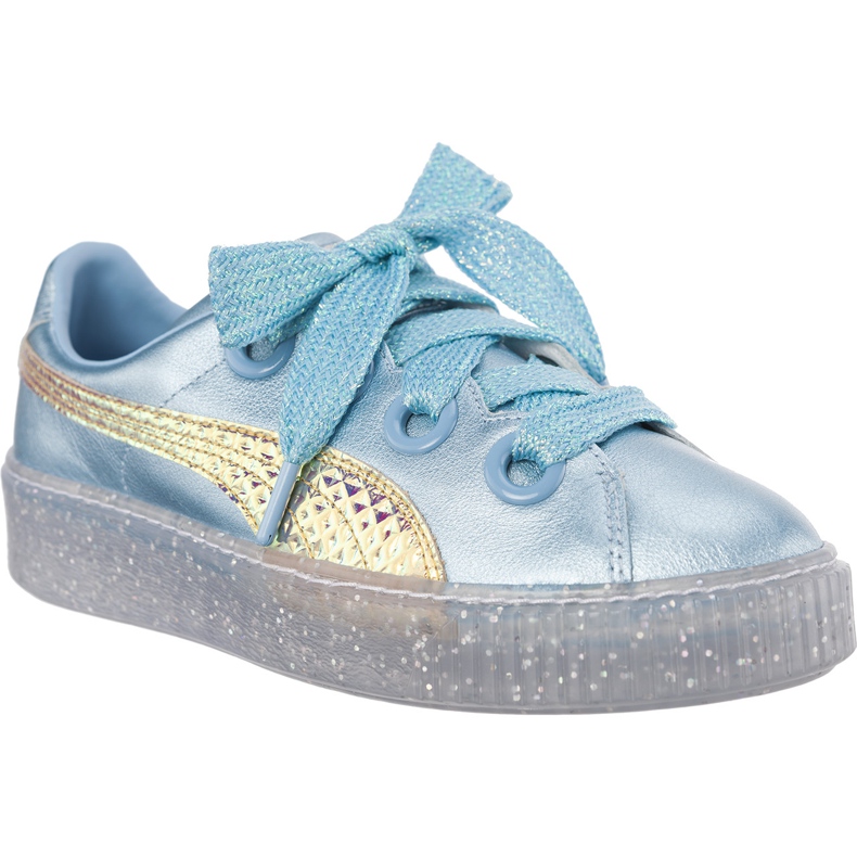 Puma Plataforma Glitter Princesa Sophia Webster Azul Metálico Fluo Laranja multicolorido