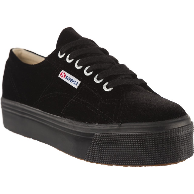 Superga 2790 Velvetw 999 preto