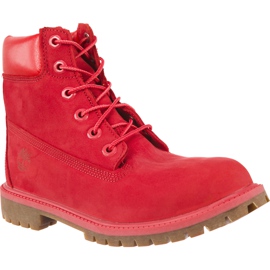 Timberland vermelho Tomate impermeável Premium de 6 polegadas