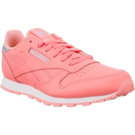 Reebok Couro Clássico Pastel 981 rosa