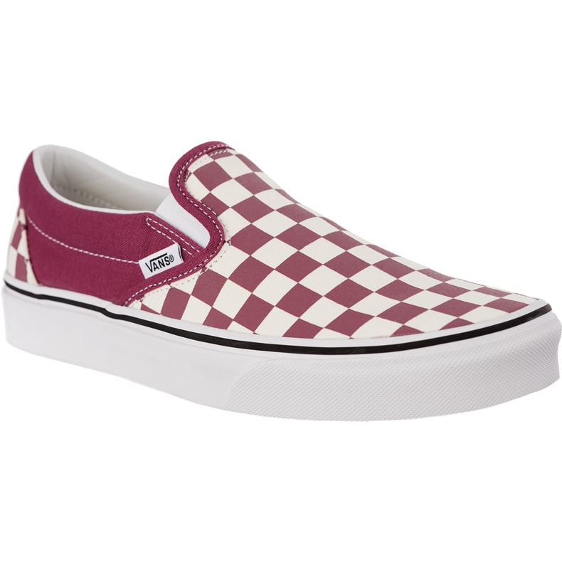 Vans Slip clássico em quadriculado de U7A seco rosa branca multicolorido
