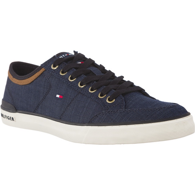 Tommy Hilfiger Core Material Mix Sneaker azul azul marinho