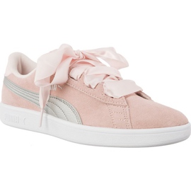 Puma Smash V2 Ribbon cinza rosa