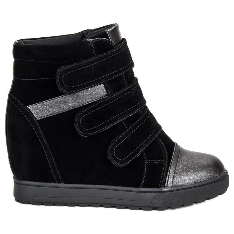 J. Star tênis preto de velcro