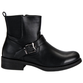 Botas de trabalho pretas preto