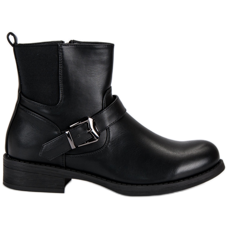 Botas de trabalho pretas preto