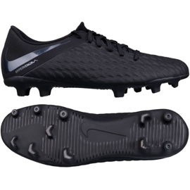 Chuteiras de futebol Nike Hypervenom Phantom 3 Club FG 3 M AJ4145-001 preto