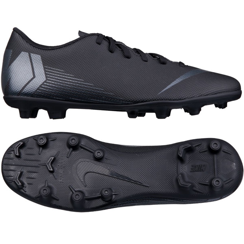 Chuteiras de futebol Nike Mercurial Vapor 12 Club M AH7378-001 preto preto