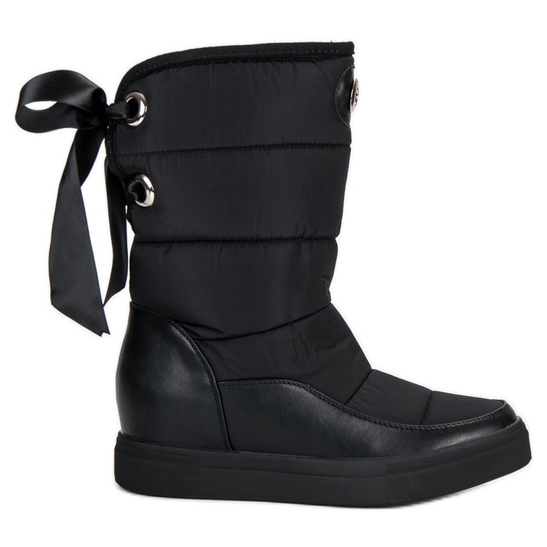 Seastar Botas de neve pretas elegantes preto